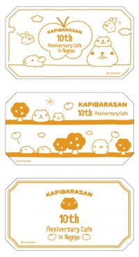 カフェ限定コースター