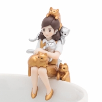 「ねこまみれのフチ子」スペシャルカラーバージョン（付録）