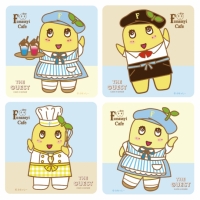 カフェ限定コースター