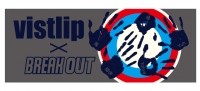 vistlip×BREAK OUTコラボフェイスタオル