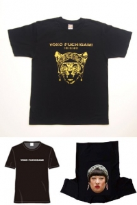 YOKOFUCHIGAMI ヒョウTシャツ,体モノマネＴシャツ”BOTY