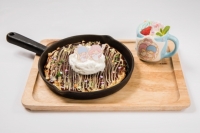 お好み焼きみたいな？びっくりパンケーキ　