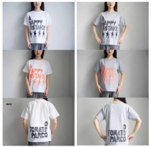 mintdesigns Happy mistakeのメッセージTシャツ２種（WHITE/GRAY ２色）