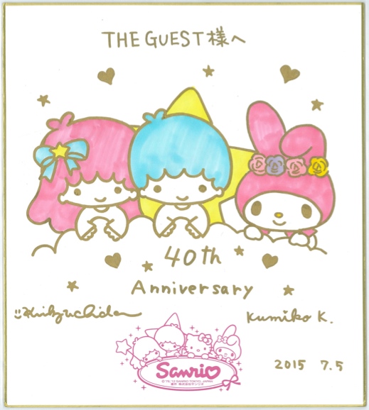 Kiki & Lala ❤ My Melody 40th anniversary cafe | OTHER SPACES