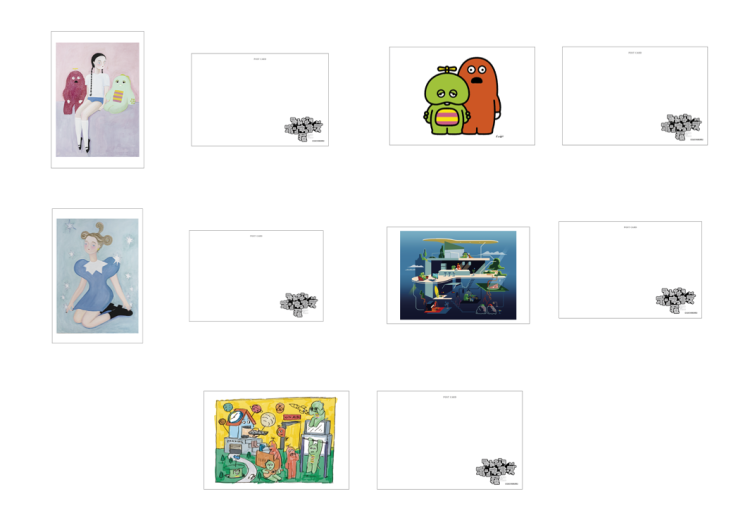 アーティストコラボポストカード販売のお知らせ