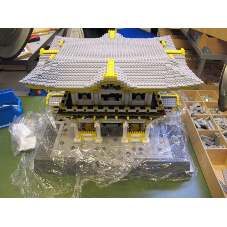 レゴ®ブロックで作った世界遺産モデル　制作過程