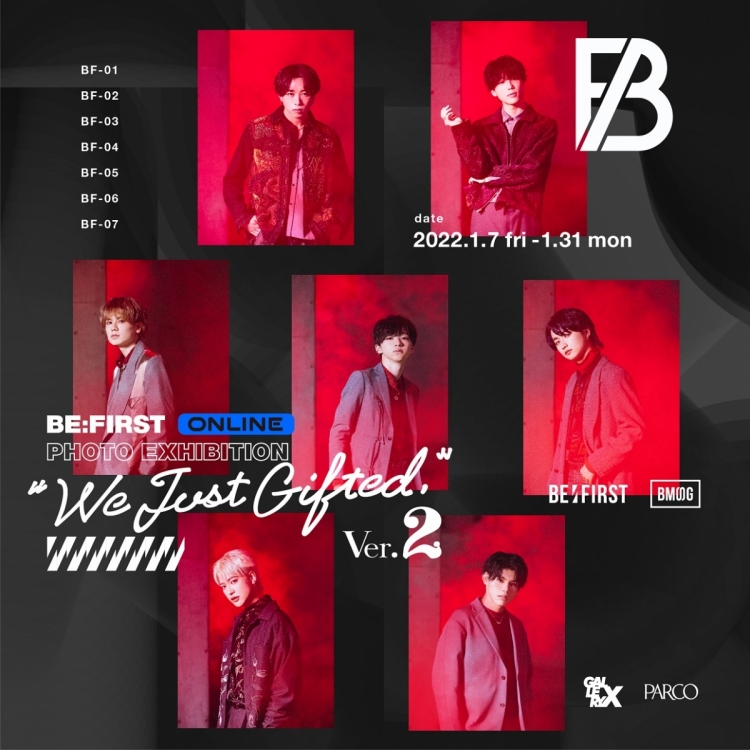 BE:FIRST PHOTO EXHIBITION "We Just Gifted." Ver.2　オンライン展覧会