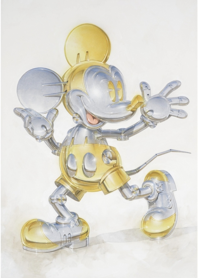 エンタメ/ホビーMickey Mouse Now and Future Sofubi